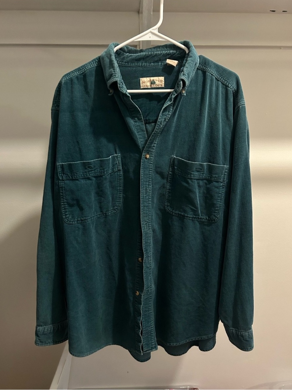 Northwest Territory Teal Long-Sleeve Button-Down Shirt